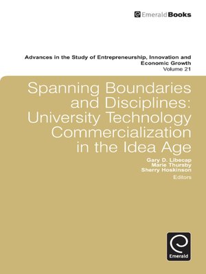 cover image of Advances in the Study of Entrepreneurship, Innovation and Economic Growth, Volume 21